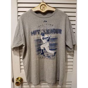 NY Yankees Derek Jeter  hit leader shirt baseball